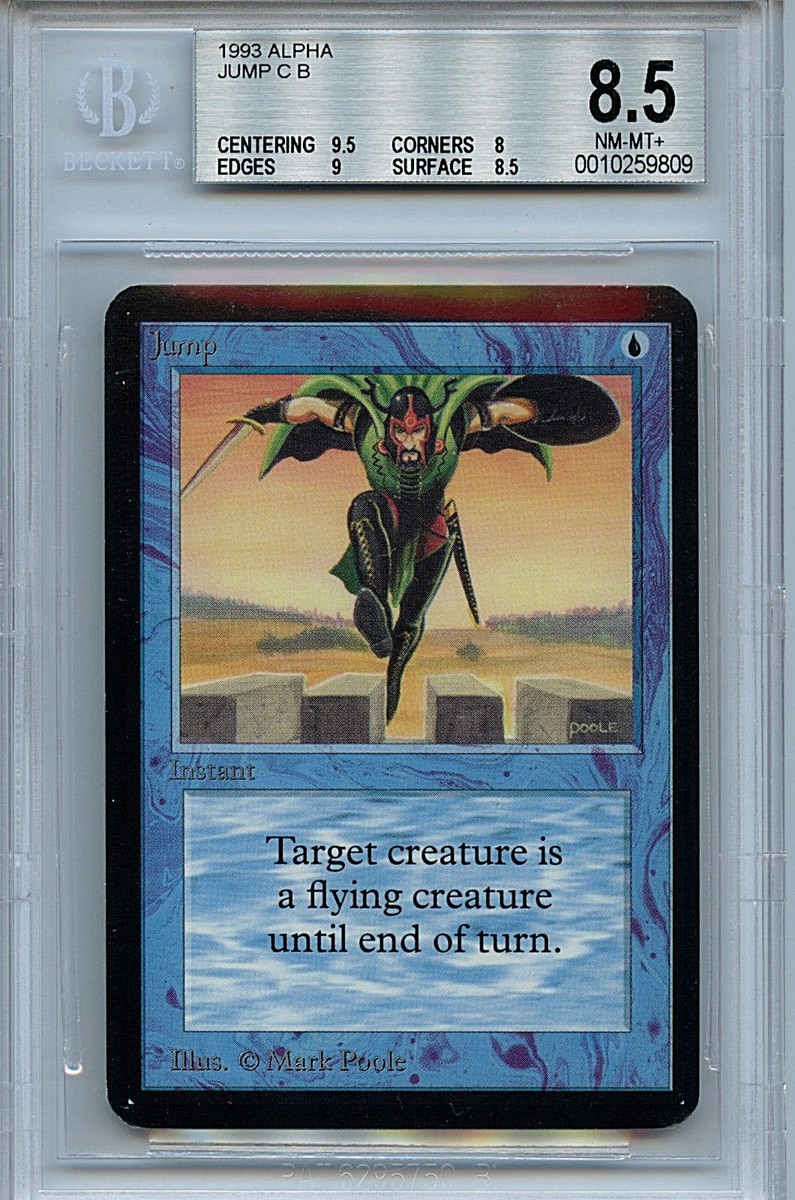 【マジック】◆mtg MTG Alpha Jump BGS 8.5 NM-MT+ Card Magic the Gathering WOTC