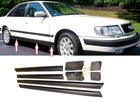 SET LEFT + RIGHT LOWER DOOR MOLDING TRIMS 8PCS for AUDI 100 C4 A6 1991-1995