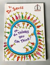Dr. Seuss Oh The Thinks You Can Think! Hardcover 1975 Random House First Edition