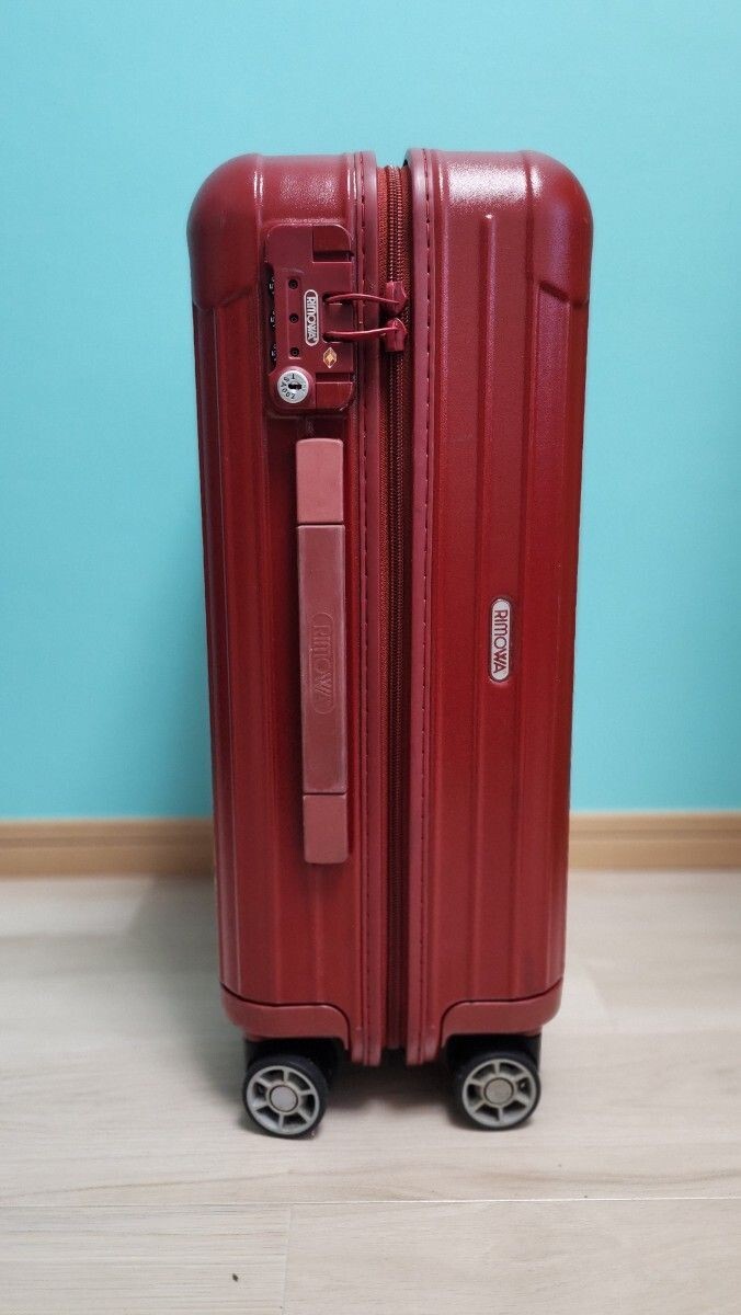 Rimowa Salsa Deluxe 30L Red 4-wheels Carry Case Suitcase