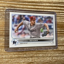 Anthony Bender RC #160 Miami Marlins 2022 Topps Series 1 NM-Mint
