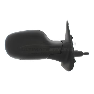 Fits Nissan Micra Mk3 K12 2002-2009 Manual Door Wing Mirror Black Drivers Side
