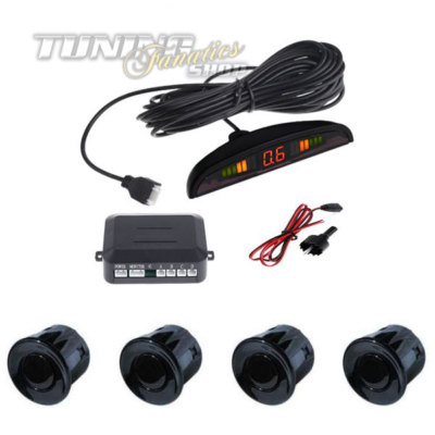 Premium Einparkhilfe 4x SENSOR Rückfahrwarner PDC inkl. Display viele Fahrzeuge
