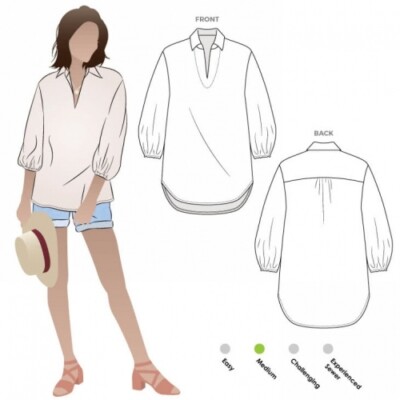 Style Arc Schnittmuster Melodie Tunika Damen Größen 4-16