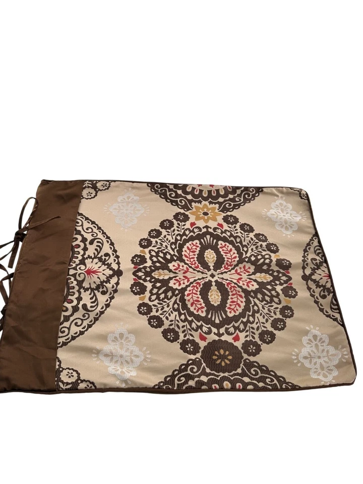 Colección Martha Stewart Tamaño Estándar Almohada Sham Boho 19x26 Par Floral Leer Foto 2 de 4