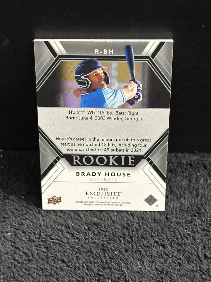 Brady House 2022 Upper Deck Exquisite Rookie /149 #R-BH - Image 2 of 2