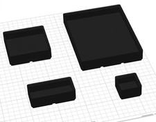 3D Printed Gridfinity Bins Short | Width 1-5 ...