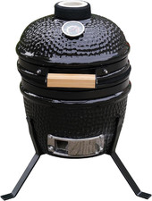 Kamado 13" Ceramic Mini BBQ Grill Smoker Egg Charcoal Cooking Oven, Portable Ove