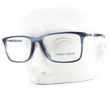 Giorgio Armani Eyeglasses AR7261F 6165 Matte Blue Stripe w/case Alternative Fit