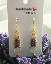 Czech Glass Flower Designer Earrings