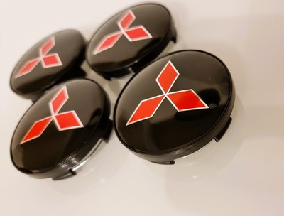 Nabendeckel für ENKEI Felgen Mitsubishi Lancer Evo 8 VIII Kappen X 9 7 6 5 MR RS