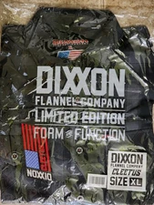 Dixxon CLEETUS McFARLAND FLANNEL. Hell Yeah Brother Buttons. Men’s X-LARGE- NWT