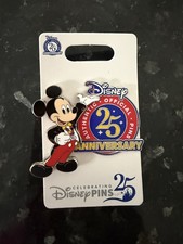Walt Disney World - Disney 25th Anniversary Mickey Tuxedo Pin NEW