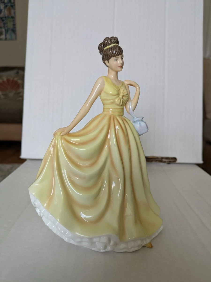 royal doulton figurines yellow dress 'deborah' Figurine, 1995 Figure of the Year 7/10/26 Royal Doulton Figurine - the