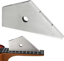 Boao Fret Kisser Fret Leveling Tool Stainless Steel Luthier Tool for Guitar