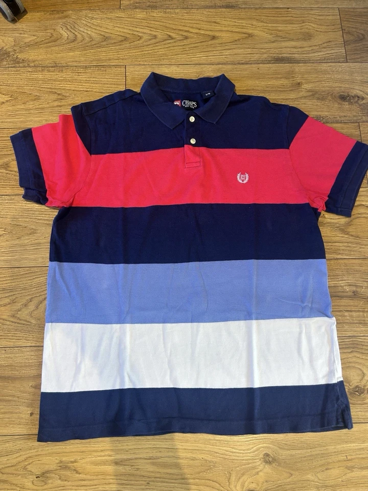 Chaps Men Polo Shirt Bundle- Size large - Image 4 of 4