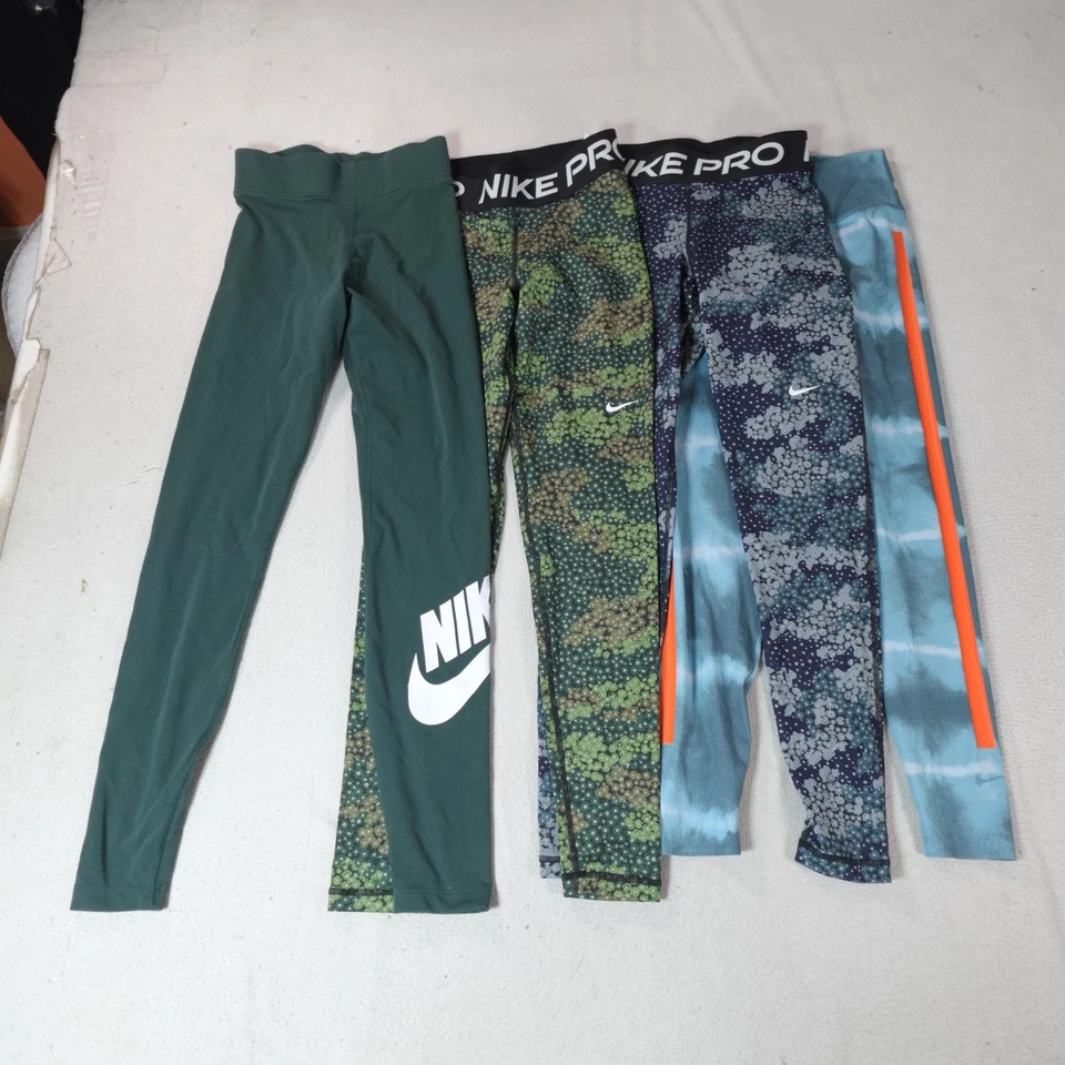 Nike Leggings Mujer XS Verde Lote de 4 Pantalones Elásticos de tiro alto Yoga Entrenamiento Gimnasio Foto 2 de 4
