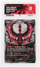 Pokemon TCG - Galarian Moltres V 177/198 - Chilling Reign Near Mint ACE 8 CLEAN