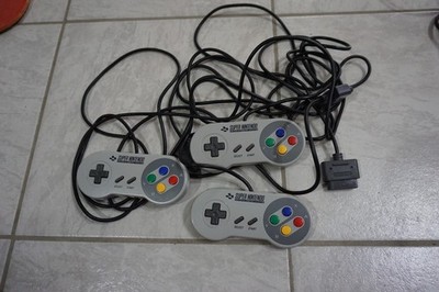 Original Super Nintendo SNES Controller - Grau Joypad (insgesamt 3 Stück erhält.
