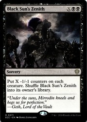 Black Sun's Zenith 71 Commander: Lorwyn Eclipsed