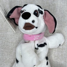 101 Dalmatians Jewel Dog The Disney Store Bean Bag 8" Plush Stuffed Toy