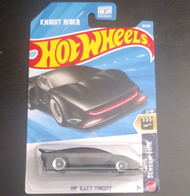 Hot Wheels Screen Time Knight Rider HW K.I.T.T. Concept 1:64 Black Diecast
