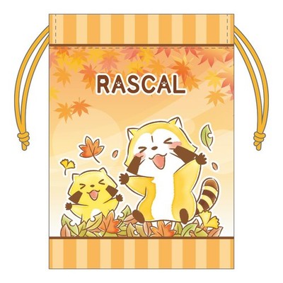 Rascal Autumn ver. Mini Drawstring Bag B H150mm×W110mm