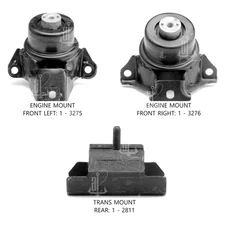 For Chevy Silverado 1500 LD 2019 Anchor 300008 Engine Mount Kit