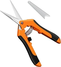 Hand Pruner， Pruning Shear，Garden clippers, snip scissors, ratchet Orange 