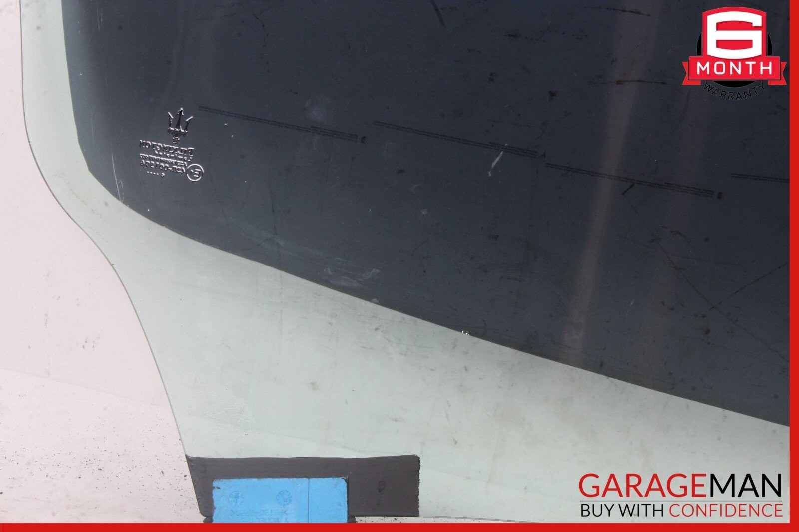 03-13 Maserati Quattroporte M139 Rear Left Side Door Window Glass OEM