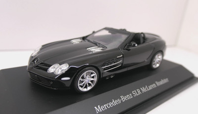 Minichamps 1:43 - Mercedes-Benz SLR McLaren Roadster - schwarz-metallic - (53)