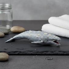 Gray Marine Mammal Figurine Solid Sea Creature Figure Educational for