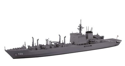 Aoshima JMSDF Oil Supply Ship Oumi 1:700 Scale Model Kit NEW