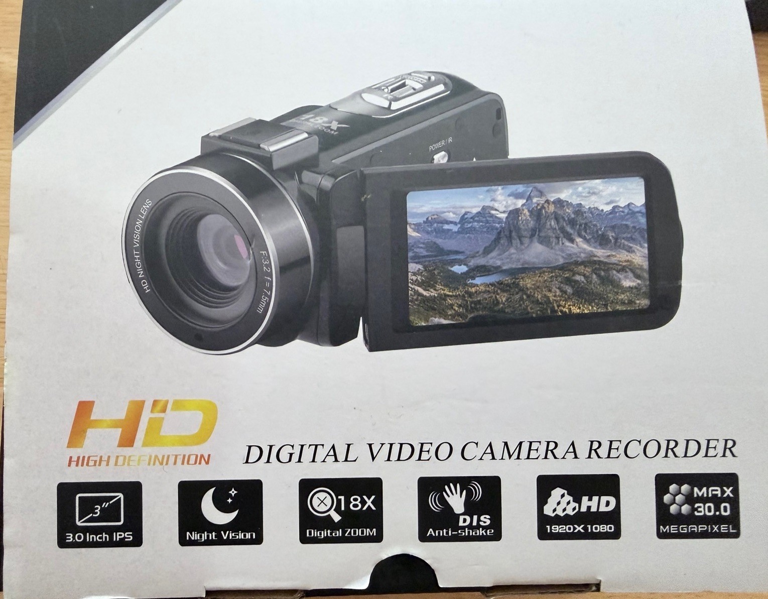 3.0" Lcd Gold