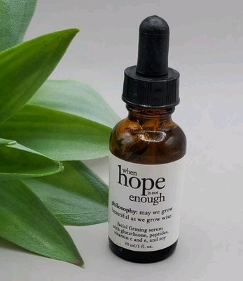Philosophy When Hope Is Not Enough Facial Firming Serum 1 fl New