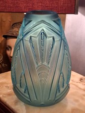 Vase Art Déco Verre Moulé