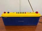 Vintage Sharp QT-V40 (BL) Blue Stereo Radio Cassette Recorder Boombox