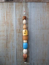 10 Old Fish Net Floats 44 Inches Long Fishing Buoys Bouys Tiki Hut Bar  (SF135)