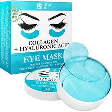 Under Eye Patches for Puffy Eyes, Dark Circles, Dull Skin - Natural Moisturizing
