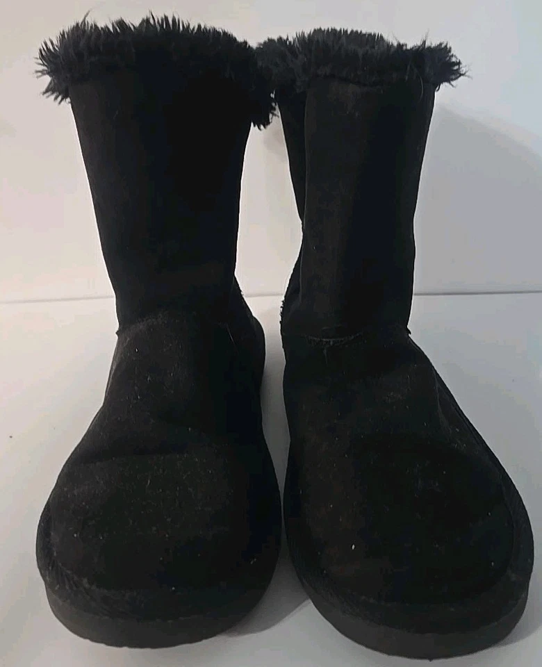 NUEVO CON ETIQUETAS NUEVAS EN CAJA Botas Air Walk forradas de piel sintética negras para niñas talla 4 Foto 4 de 4