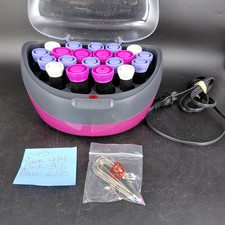 Remington Hot Rollers 20 Multi Size Pink Hair Set Pins Curls Style H-5600 WORKS