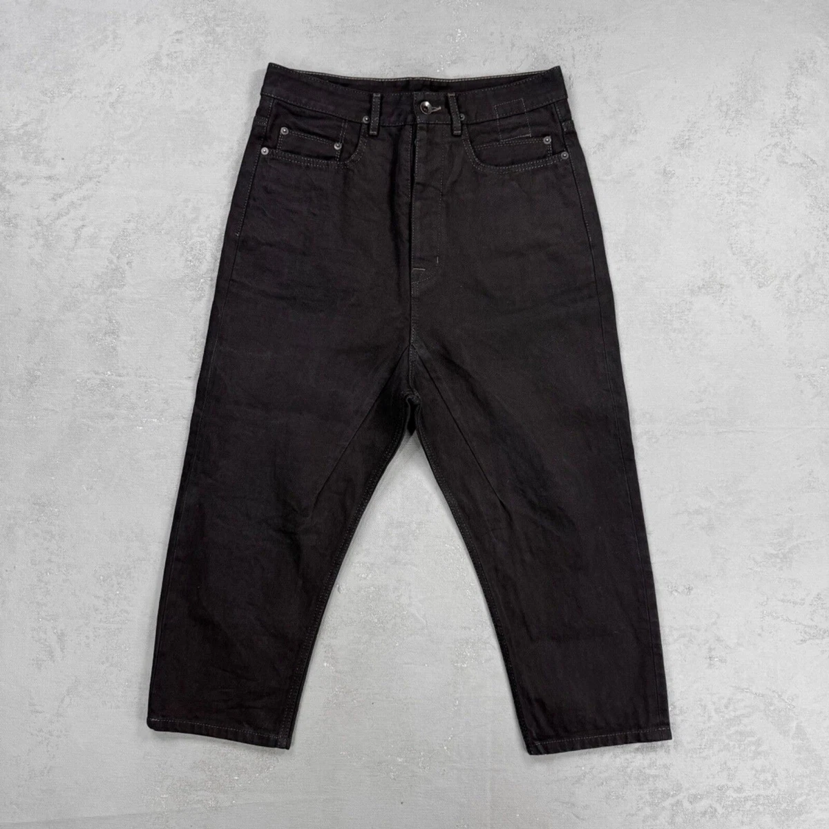 Rick Owens Cotton Regular Size Jeans for Men for sale | eBay