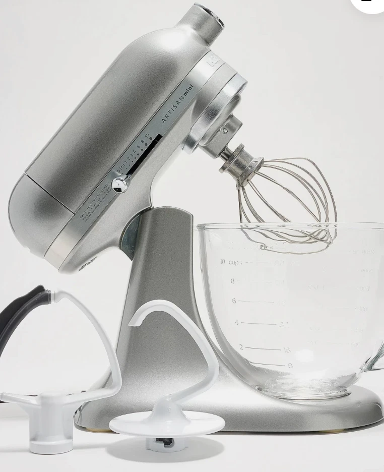 KitchenAid Artisan Mini 3.5Qt Tilt-Head Stand Mixer & Glass Bowl