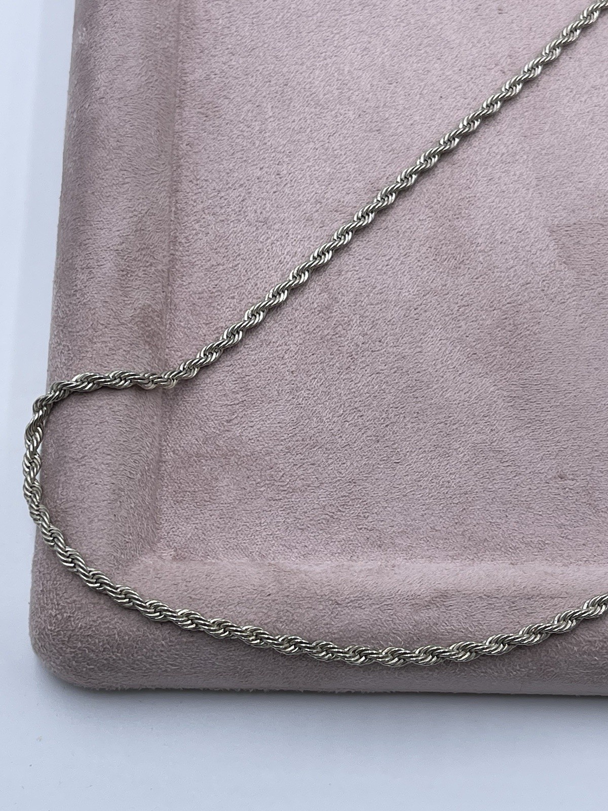 Sterling Silver 925 Solid Braided Chain Necklace … - image 6