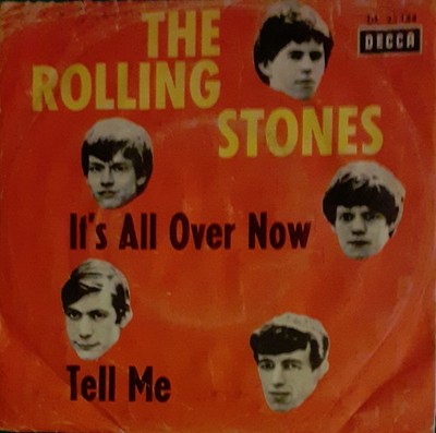 Single Schallplatte The Rolling Stones  Its all Over Now     DECCA DL 25144