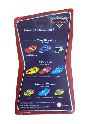 Disney Pixar World Of Cars Gold & Tia Bling McQueen Dinoco Dream