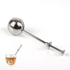 Ball Shape Stainless Steel Tea Steeper with Push Handlevigo