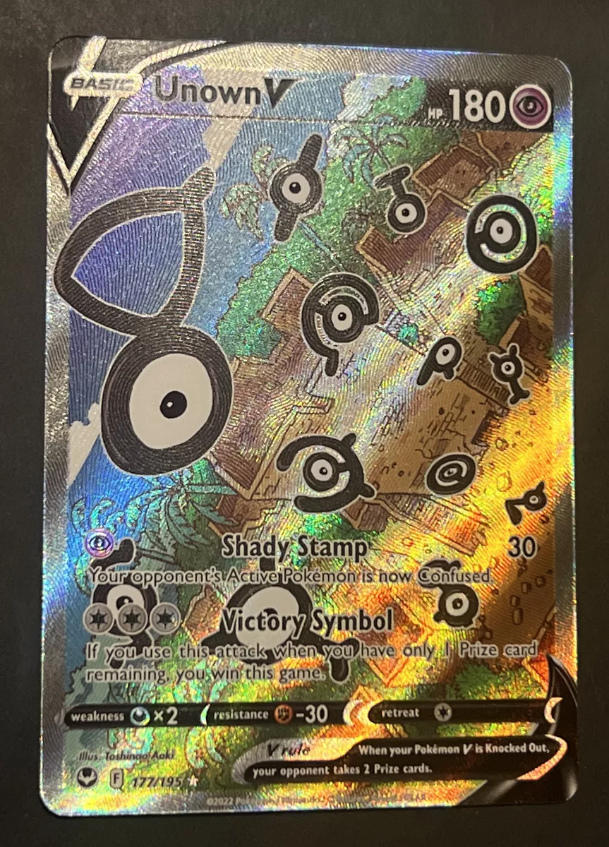 Unown V SR 102/098 S12 Paradigm Trigger Japanese Pokemon Card - NM