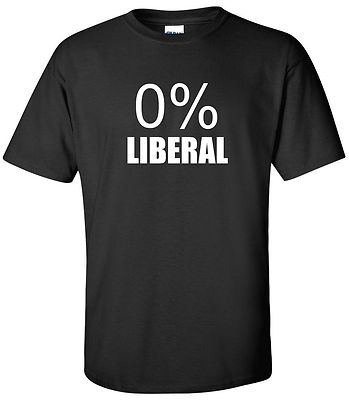 0 % LIBERAL T-Shirt Pro Trump 2024 Conservative Tees Christian Funny Tee Shirt a