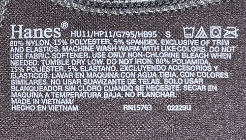Hanes Women's ComfortFlex Seamless T-Shirt Bra MHG795 Gravel Grey Heather Size S - Picture 9 of 16